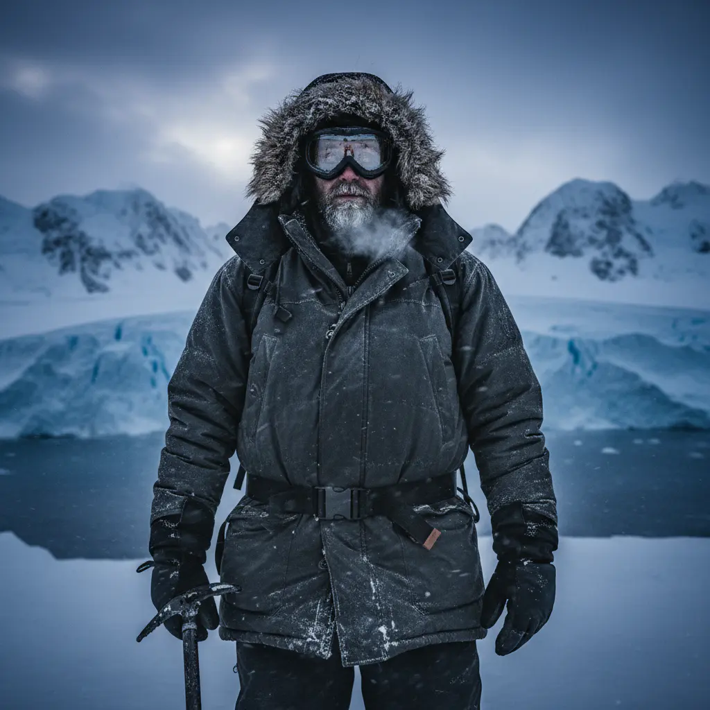 Portrait of Elias Frost in winter gear